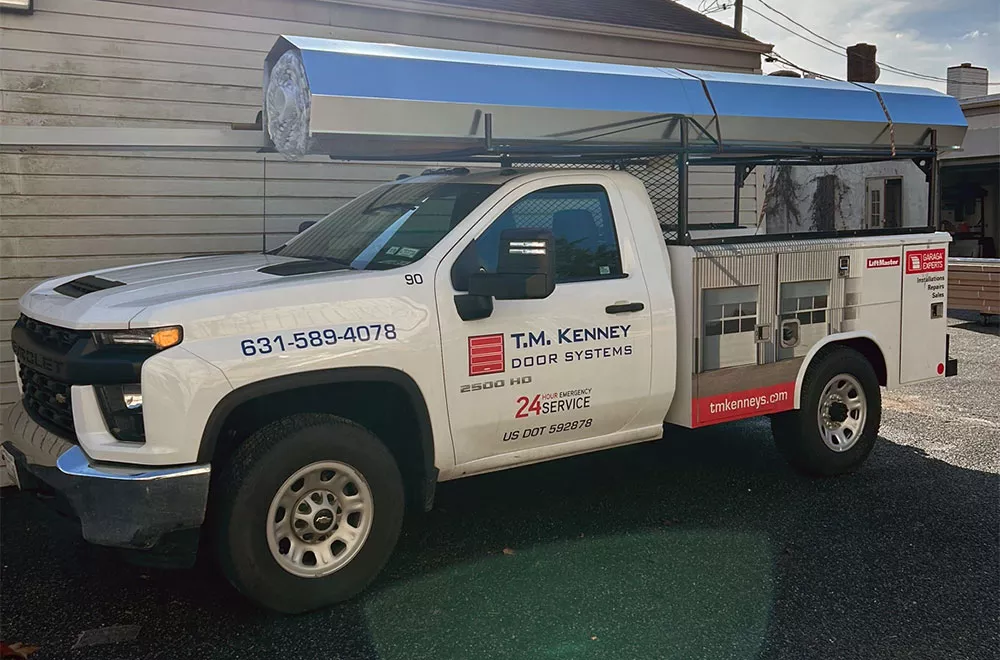T.M. Kenney Door Systems service truck